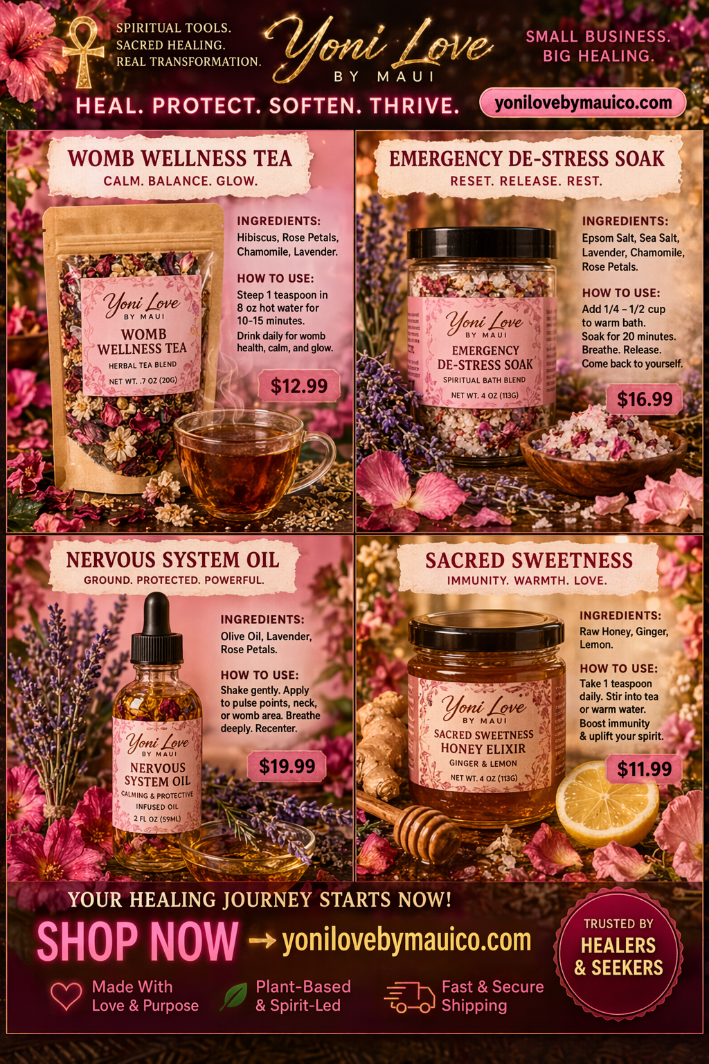 Yonilovebymauico- Signature Collection- Rituals for the Sovereign Woman
