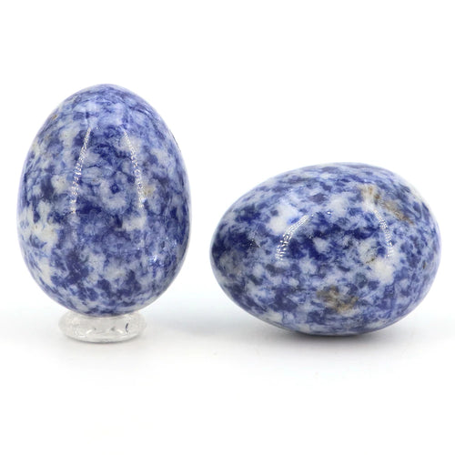 30x40mm Natural Yoni Egg Shaped Crystal Round Minerals Stone Polished