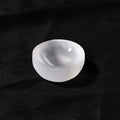 1pc Natural Stone Sculpture White Selenite Bowl Shape Crafts