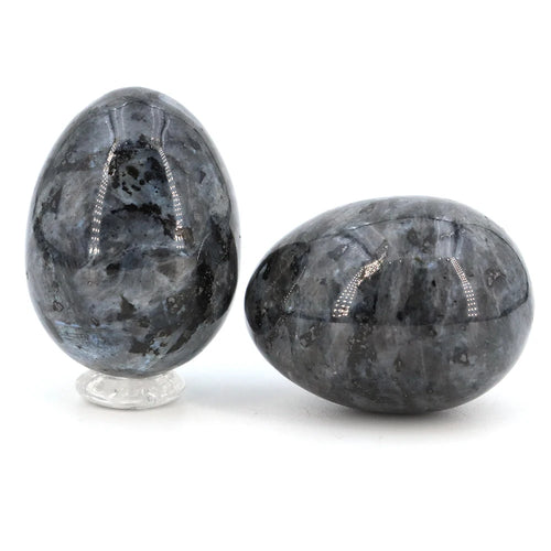 30x40mm Natural Yoni Egg Shaped Crystal Round Minerals Stone Polished