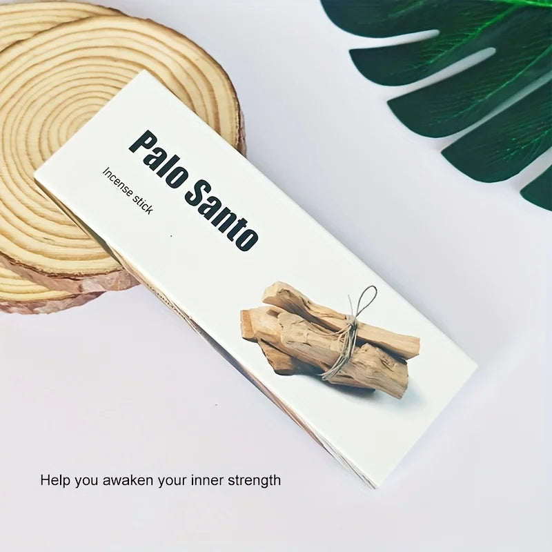 30 High-Grade Palo Santo Sticks, White Sage, Cedar, and Coffee-Scented