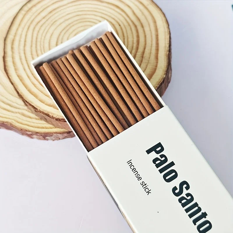 30 High-Grade Palo Santo Sticks, White Sage, Cedar, and Coffee-Scented
