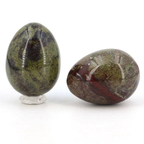 30x40mm Natural Yoni Egg Shaped Crystal Round Minerals Stone Polished