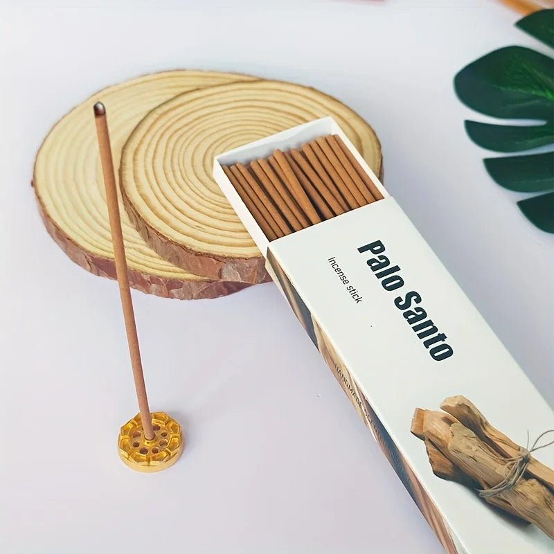30 High-Grade Palo Santo Sticks, White Sage, Cedar, and Coffee-Scented