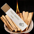 30 High-Grade Palo Santo Sticks, White Sage, Cedar, and Coffee-Scented