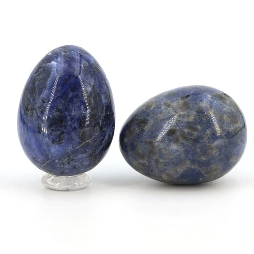 30x40mm Natural Yoni Egg Shaped Crystal Round Minerals Stone Polished