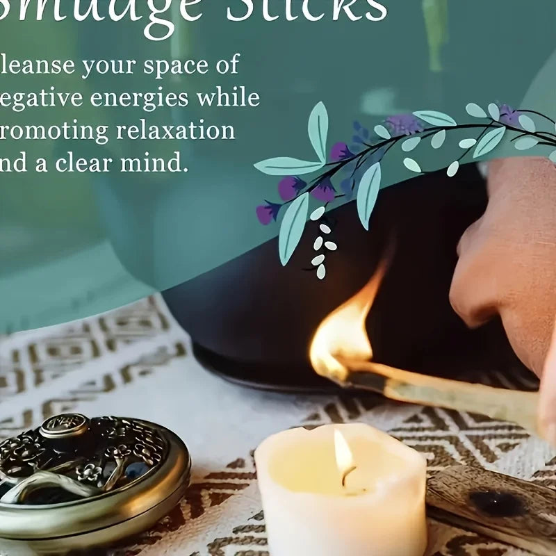 30g Peruvian Palo Santo Incense Sticks, Packaged in High-Sealing Kraft