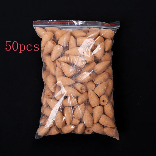 Mixed Waterfall Smoke Backflow Natural Incense Cone Incense Sandal