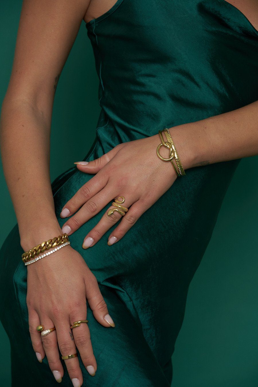Cleo Snake Ring