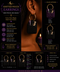 Knitted Mojo Bag Earrings
